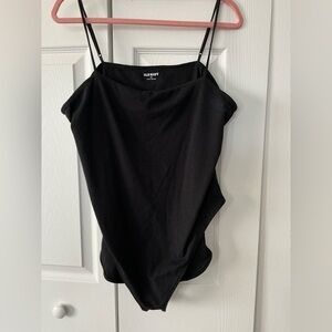 Old Navy black ribbed bodysuit